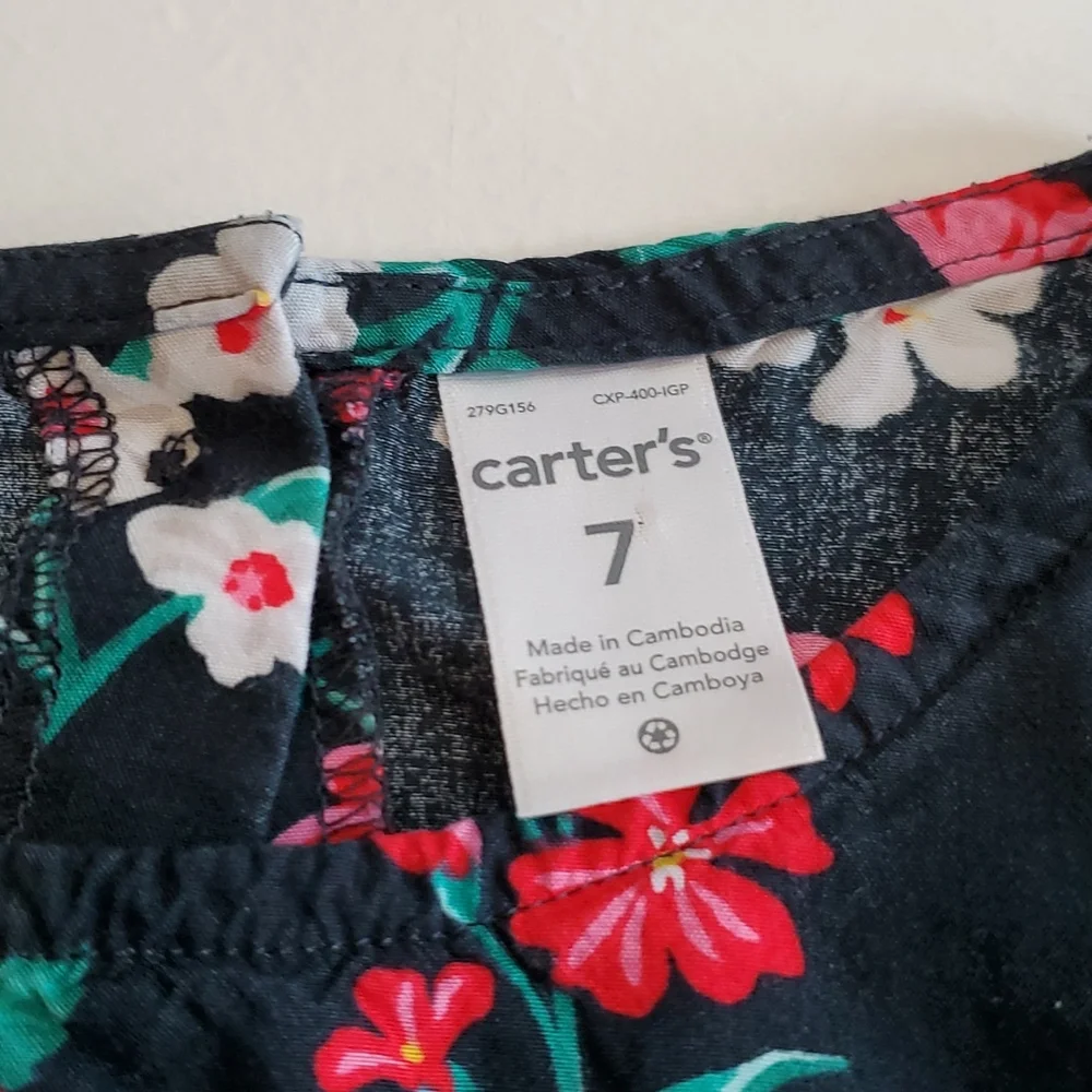 Girls Carter's shirt size 7
